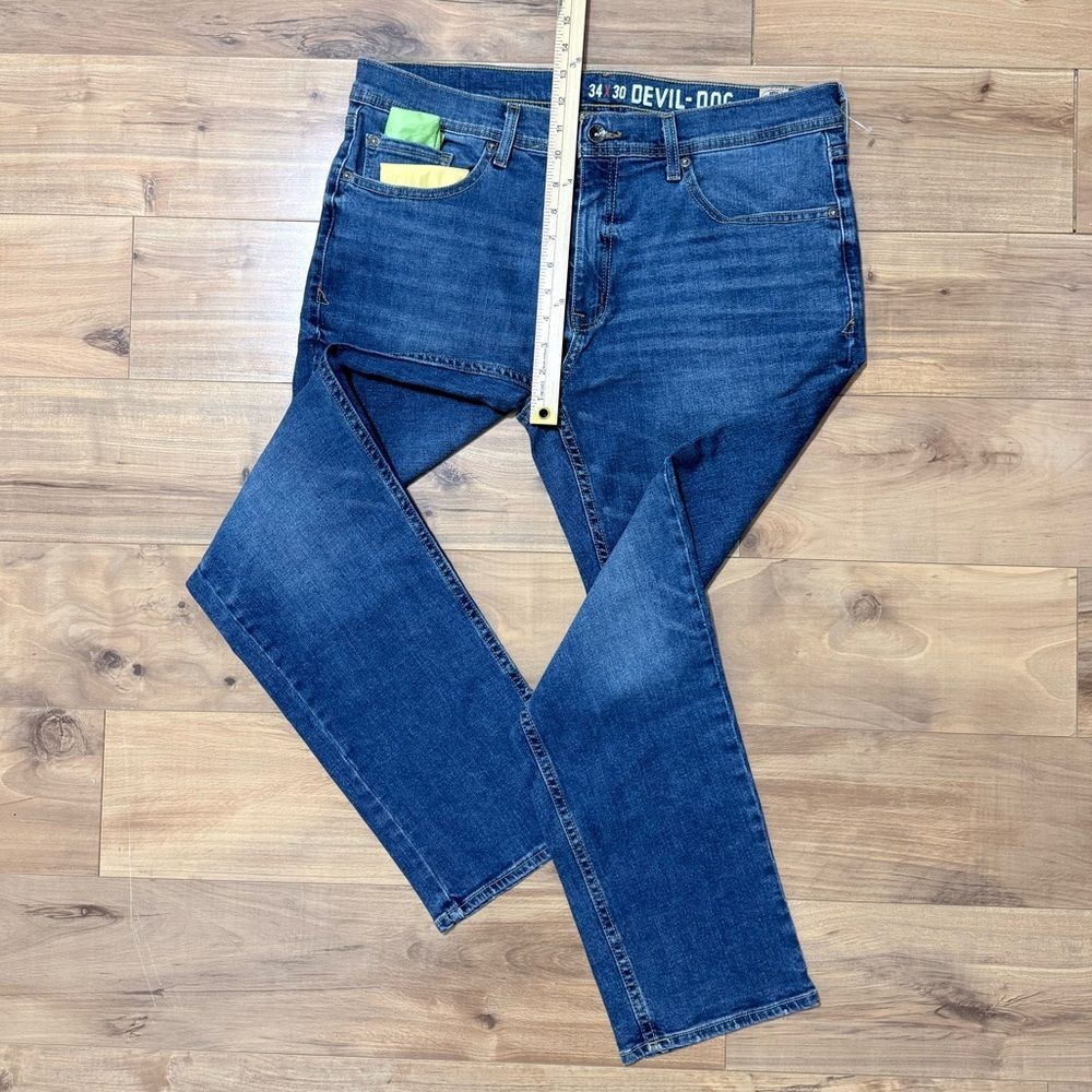 Devil Dog Women straight legs Jeans Size 34x30